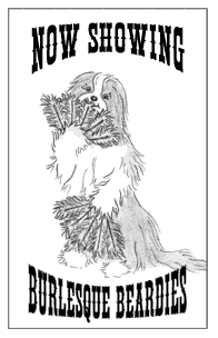 Burlesque Bearded Collies Logo