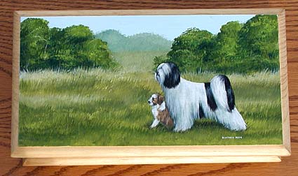 Medium Jewellery Box - Tibetan Terrier