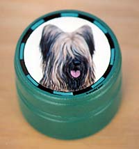 Medium Round Hardwood Box - Briard