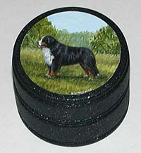 Medium Round Box - Bernese Mountain Dog