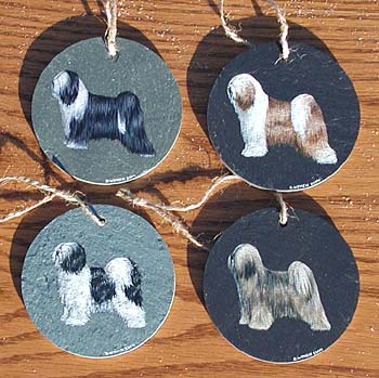 Round Slates - Tibetan Terrier