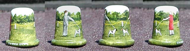 Smooth Fox Terrier Thimble